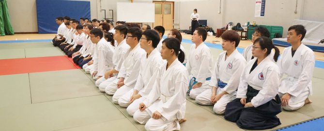 NTU Aikido Club Exchange Students