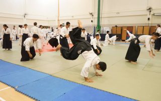 NTU Aikido Club Exchange Jumps