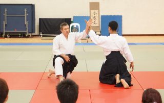 NTU Aikido Club Exchange Ikkyo Suwariwaza
