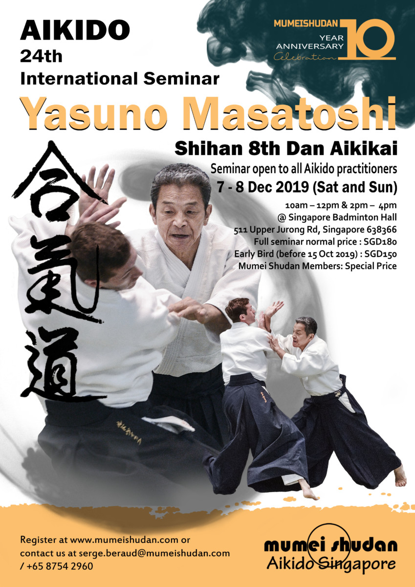Yasuno Shihan 7-8 December Singapore 2019