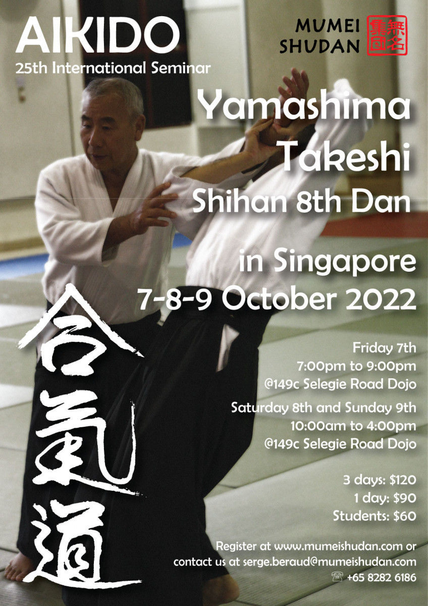 Yamashima Shihan 7-9 October 2022 Singapore