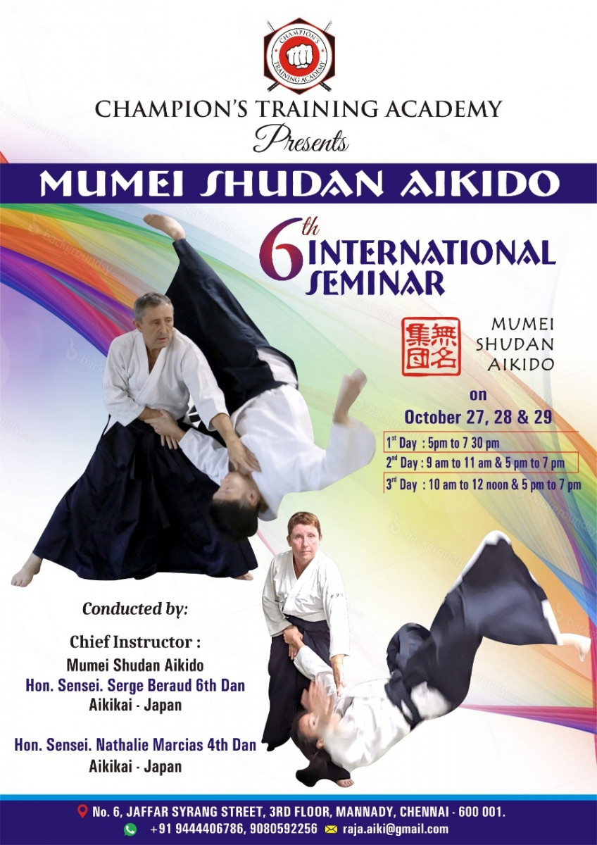 Serge Beraud Sensei 27- 29 October 2022 Chennai