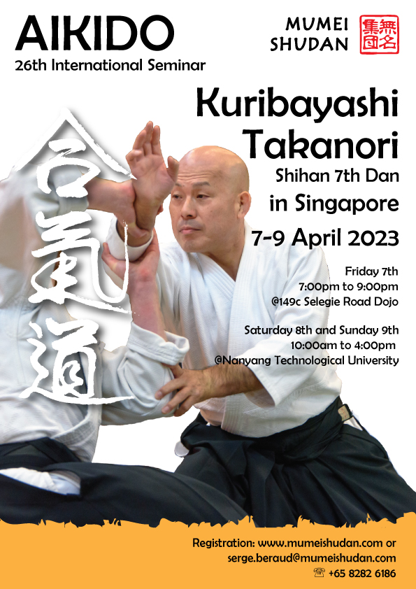 Kuribayashi Shihan 7-9 April 2023 Singapore